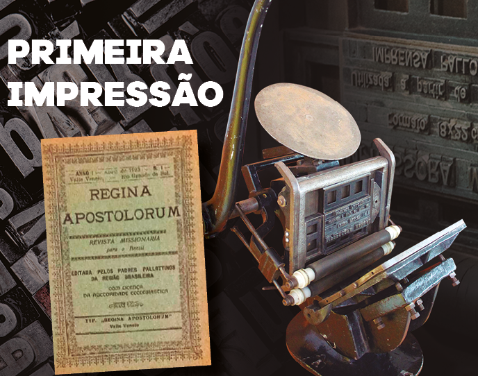 Primeira impressão da Revista Regina Apostolorum, em abril de 1923