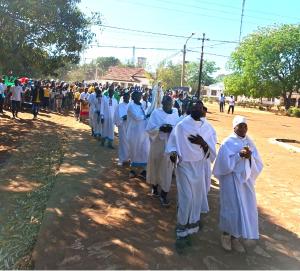 Peregrinação e Oração pela Paz em Cabo Delgado Paróquia Rainha dos Apóstolos de Namuno