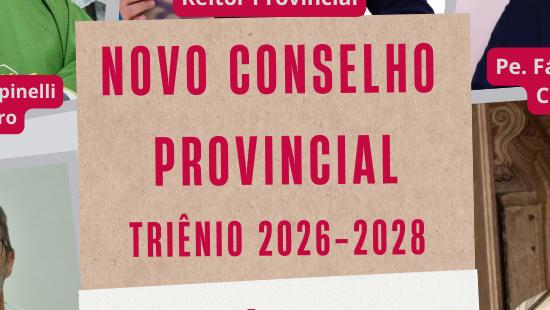 Novo Conselho Provincial de Santa Maria é nomeado para o triênio 2026–2028
