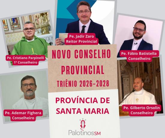 Novo Conselho Provincial de Santa Maria é nomeado para o triênio 2026–2028
