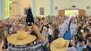 Fiéis celebram Nossa Senhora Aparecida em Deodápolis com Novena e Missa Solene
