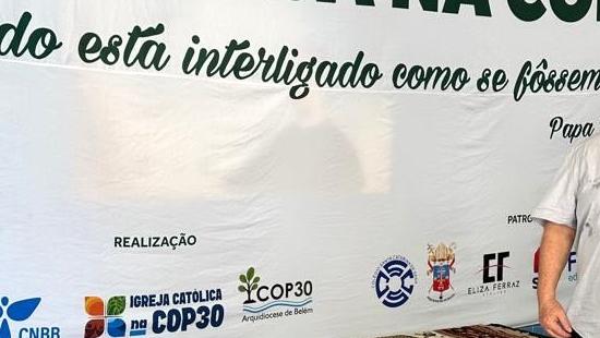 Padre Gilberto Orsolin participa da COP30 em Belém