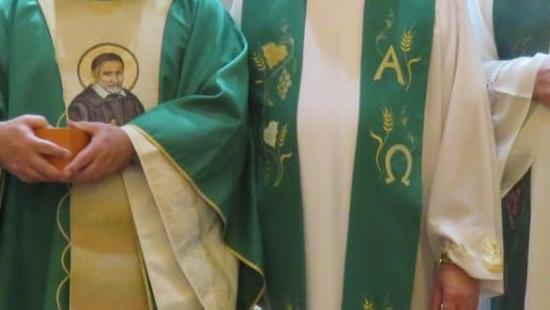 Paróquias Palotinas celebram visita das relíquias de São Vicente de Paulo