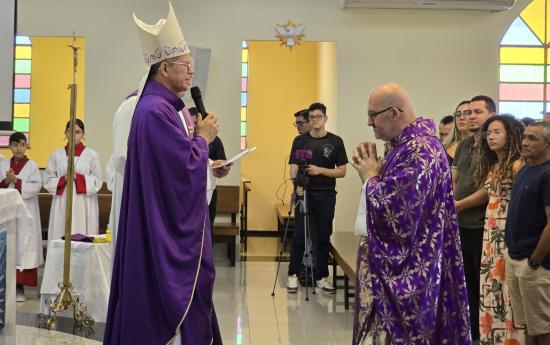 Missões palotinas em Manaus: Área Missionária da Ponta Negra acolhe novo pároco