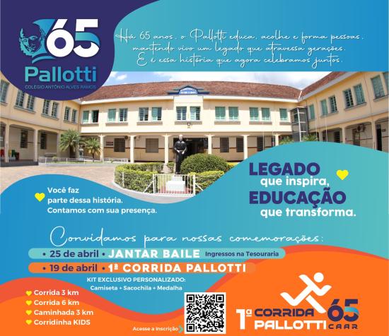 Colégio Pallotti celebra 65 anos com programação especial em Santa Maria
