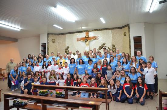 missa em ação de graças pelos 65 anos  colégio Pallotti