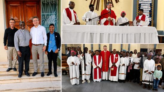 Padre Jadir Zaro visita Quissico e reforça comunhão com a Diocese de Inhambane