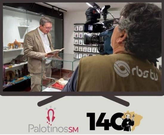 RBS TV: 140 anos da chegada dos Palotinos ao Brasil é destaque no Jornal do Almoço