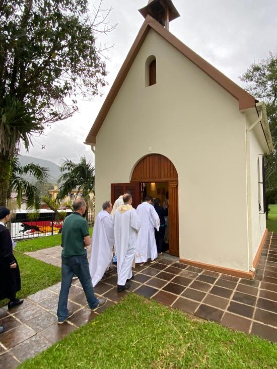 Reinauguração do Santuário de Schoenstatt marca os 140 anos da chegada dos Palotinos ao Brasil em Vale Vêneto