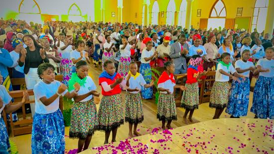 Festa do padroeiro da paróquia São Maximiliano Maria Kolbe-Inharrime (Inhambane), em Moçambique