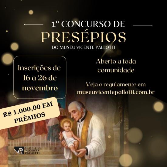 Vem aí o 1º Concurso de Presépios do Museu Vicente Pallotti