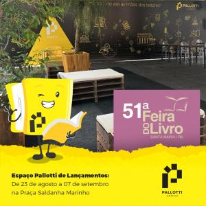 Gráfica Pallotti participa da 51ª Feira do Livro  de Santa Maria