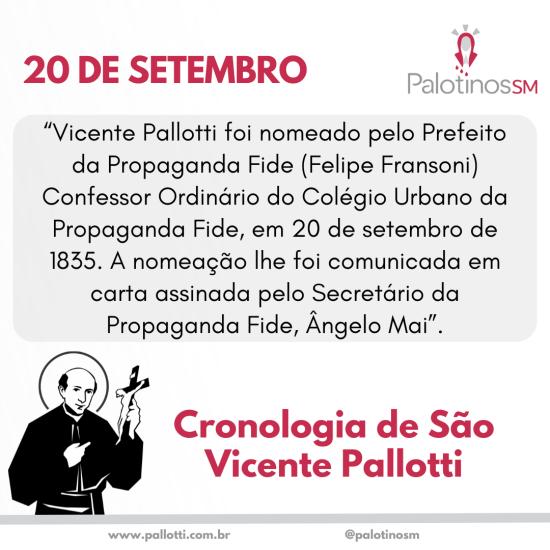 Cronologia de São Vicente Pallotti