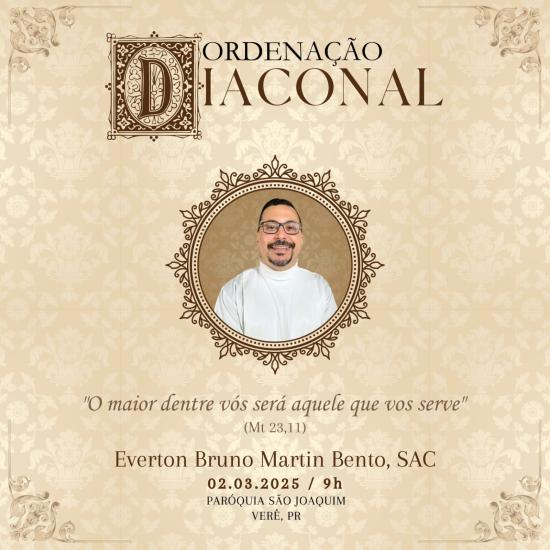 Ordenação diaconal em Verê-PR