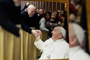Padre Vanderlei Cargnin relata ao jornal Diário de Santa Maria sua experiência com o Papa Francisco